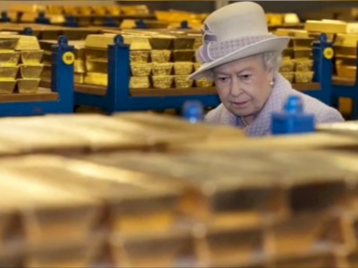 Heboh Tumpukan Emas 24 Karat di Gudang Bank Of England, Warisan Ratu Elizabeth II?