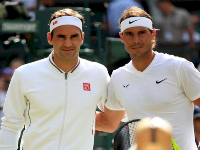 Sedih Federer Pensiun, Nadal: Semoga Kau Bahagia