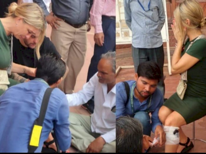 Sejumlah Turis Diserang Monyet saat Berkunjung ke Taj Mahal India, Sampai Luka-luka