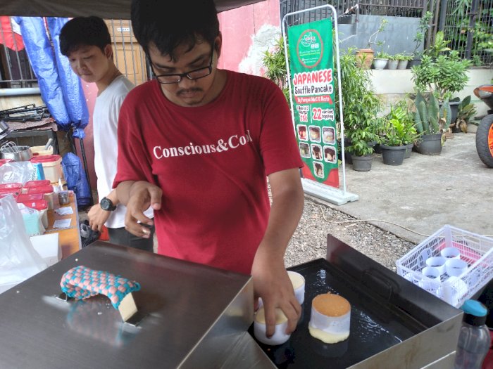 Peluang Bisnis! Viral Jajanan Pancake Jepang, Pembelinya Membludak hingga Antre Panjang