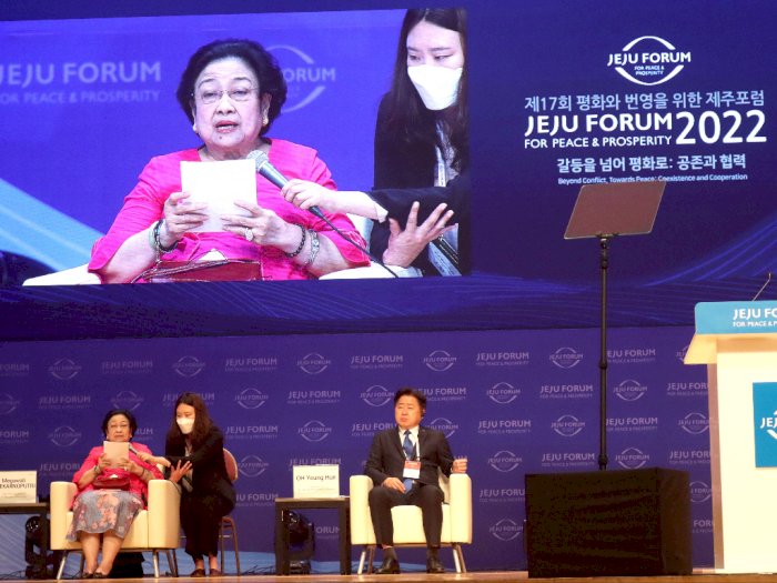 Hadiri Forum Perdamaian di Korsel, Megawati Ajak Dunia Wujudkan Nilai-nilai Pancasila