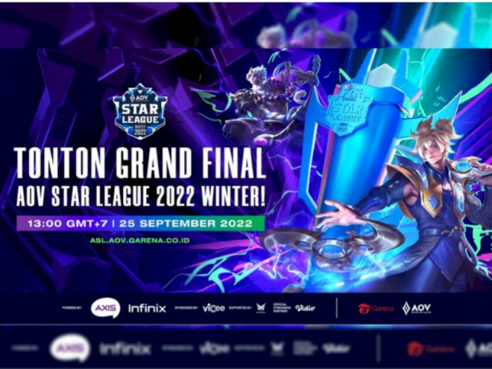 Grand Final AOV Star League (ASL) 2022 Winter Segera Digelar, Catat Tanggalnya!
