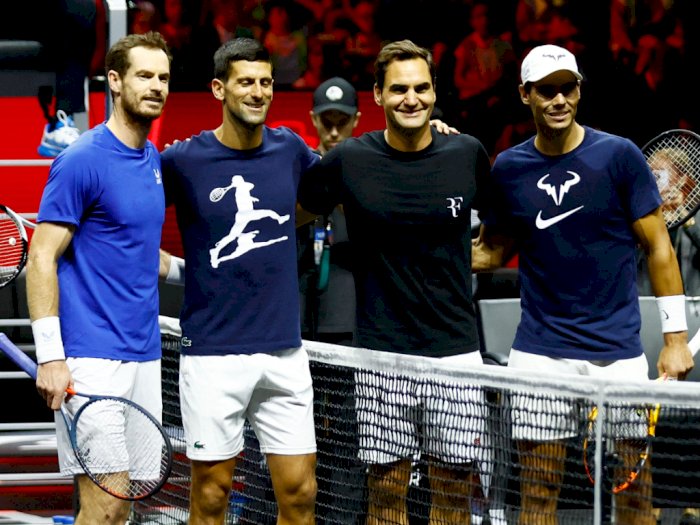 Novak Djokovic Ngaku Punya Grup WhatsApp Bareng Roger Federer dan Rafael Nadal 