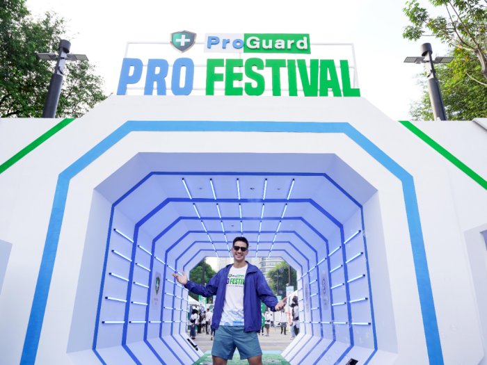 Keseruan Andrew White Olahraga di ProFestival ProGuard, Diramaikan Ratusan Warga Jakarta