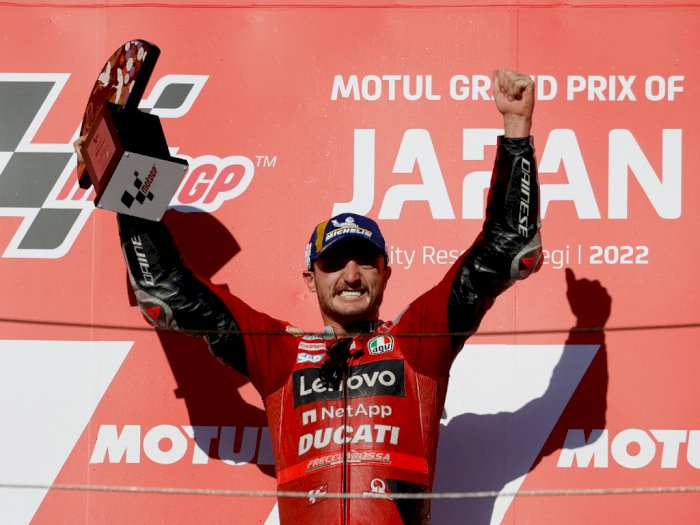Hasil GP Jepang: Miller Naik Podium, Bagnaia Jatuh di Lap Terakhir