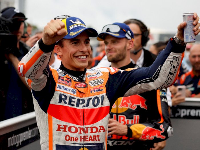 Bahagianya Marc Marquez di MotoGP Jepang 2022: Lengannya Sudah Sembuh, Finis Keempat Lagi