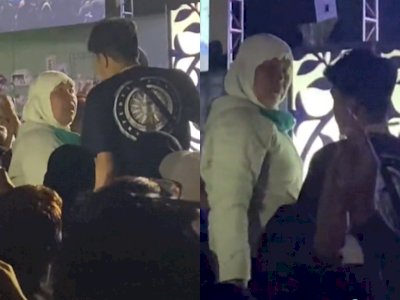Agak Laen! Pria Ini Dimarahin Emak-emak saat Nonton Konser, Penonton Hilang Fokus