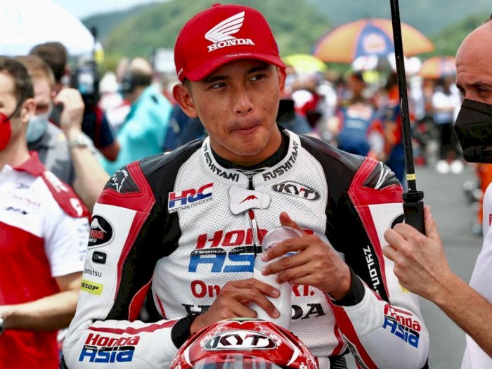 Honda Team Asia Perpanjang Kontrak Pebalap Indonesia Mario Aji di Moto3