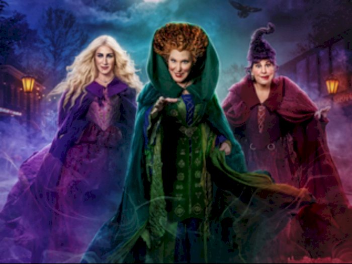 Spoiler Film Hocus Pocus 2,  Kebangkitan Tiga Perempuan Penyihir Usai Dikutuk 300 Tahun 