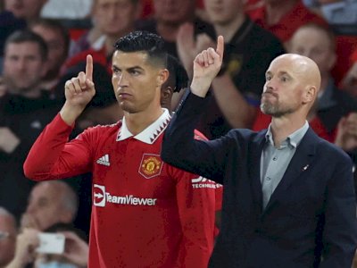 Ingin Menang, Erik ten Hag Disarankan Parkir Cristiano Ronaldo di Derby Manchester