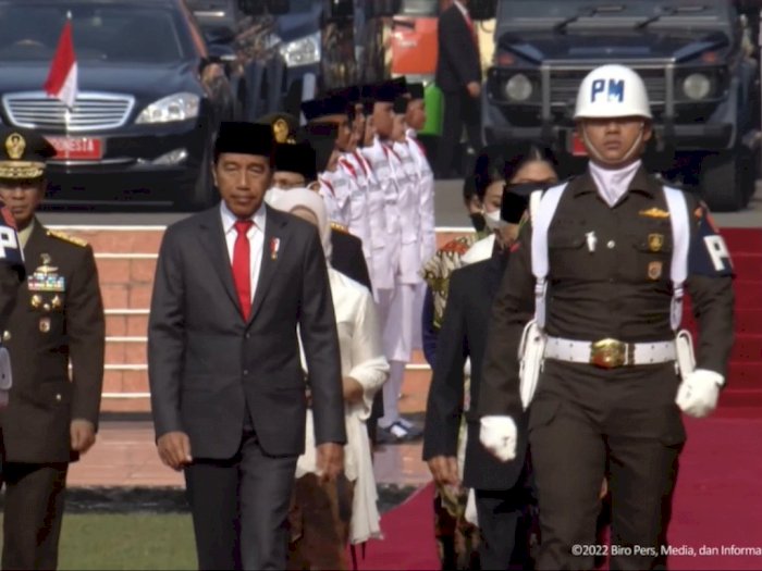 Suasana Upacara Hari Kesaktian Pancasila di Lubang Buaya, Dipimpin Presiden Jokowi