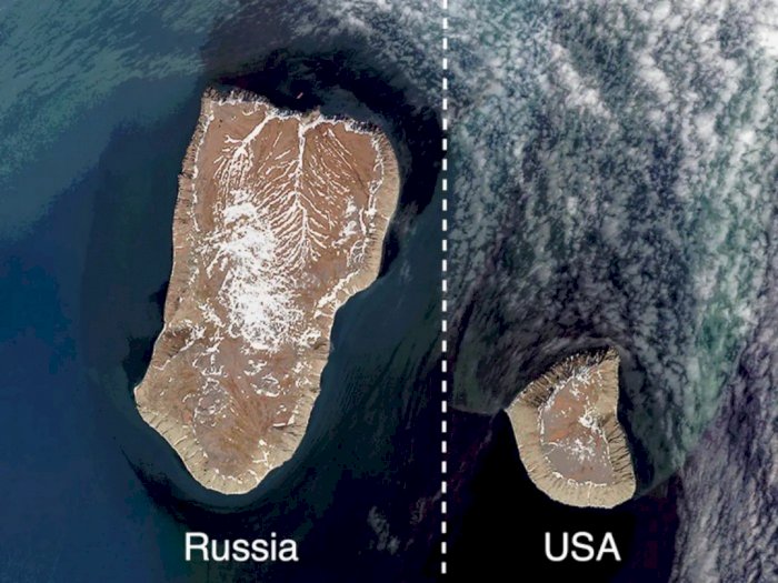 Letaknya Berdekatan, Dua Pulau di Amerika dan Rusia Ini Disebut Bentuk Nyata Mesin Waktu