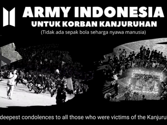 Terima Kasih Banyak ARMY Indonesia, Salut! Target Donasi Kanjuruhan Tembus 24 Jam
