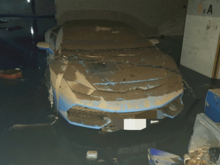 Supercar Lamborghini, McLaren 570S, dan Porsche 911 Jadi Korban Keganasan Banjir di Korea