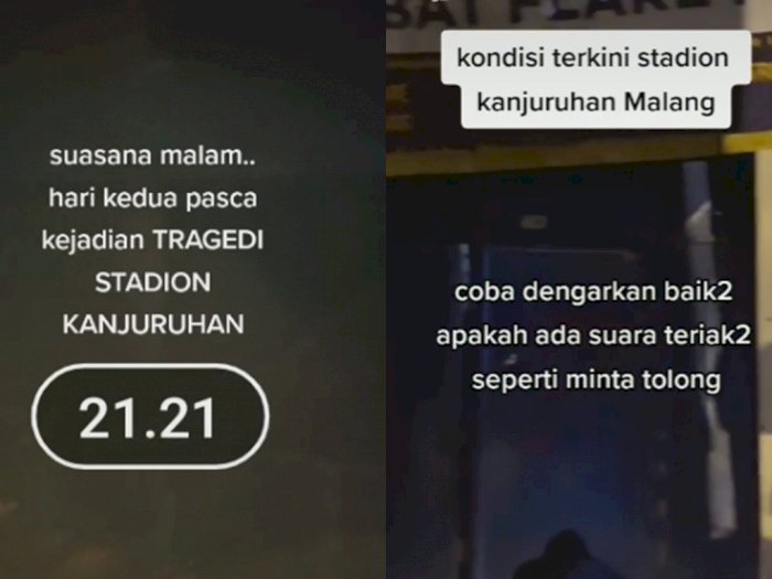 Heboh Video Angker di Stadion Kanjuruhan, Benarkah Ada Suara Tangis & Orang Minta Tolong?