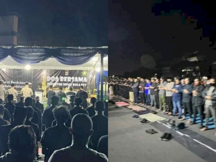 Berduka Kanjuruhan, Suporter Bola di Yogyakarta Bersatu Lakukan Salat Ghoib Berjamaah