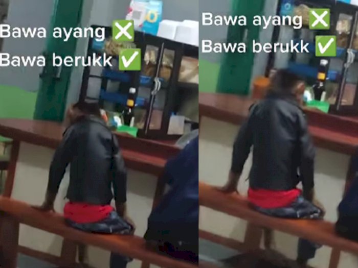 Viral Momen Pria Nongkrong di Warkop Bareng Kera, Netizen Sampai Salfok: Cool Banget!