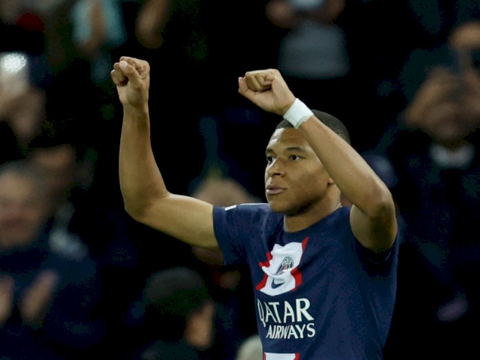 Digosipkan Mau Cabut dari PSG, Tuan Muda Mbappe Bikin Rekor di Liga Champions