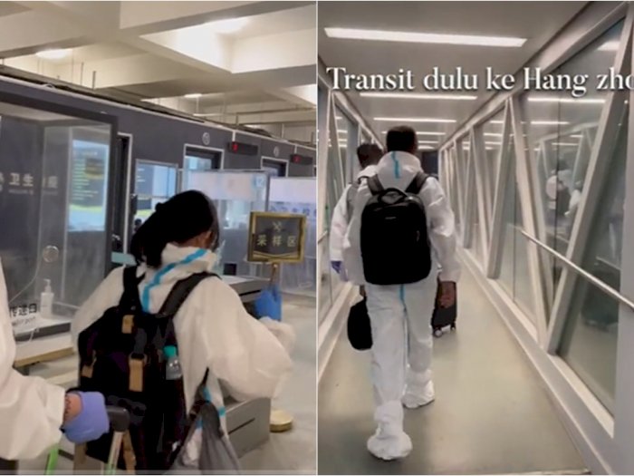 Pandemi Reda, Wanita Ini Tetap Pakai APD saat Terbang ke China dan PCR Setiap Hari