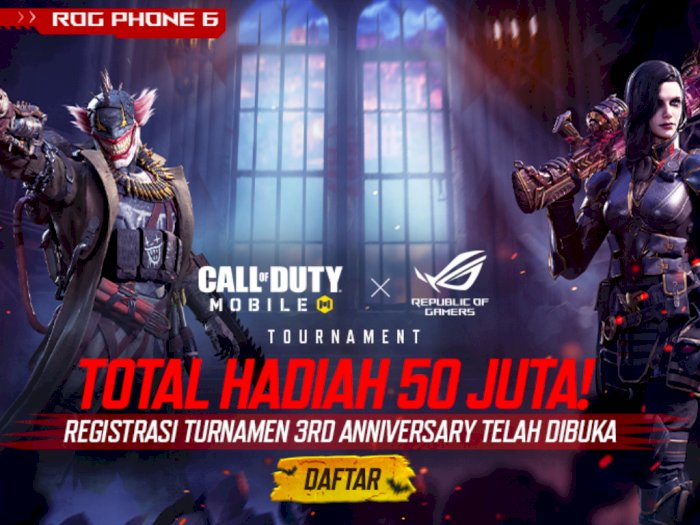 Turnamen 3rd Anniversary Call of Duty: Mobile Indonesia x ROG Phone 6 Dibuka untuk Umum!