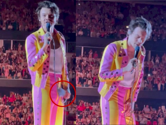 Momen Kemaluan Harry Styles Dilempar Botol Air Mineral saat Konser: Sangat Disayangkan!