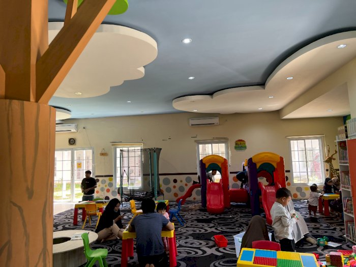 Unik! Makassar Punya Perpustakaan Mirip Playground, Anak-Anak Dijamin Betah