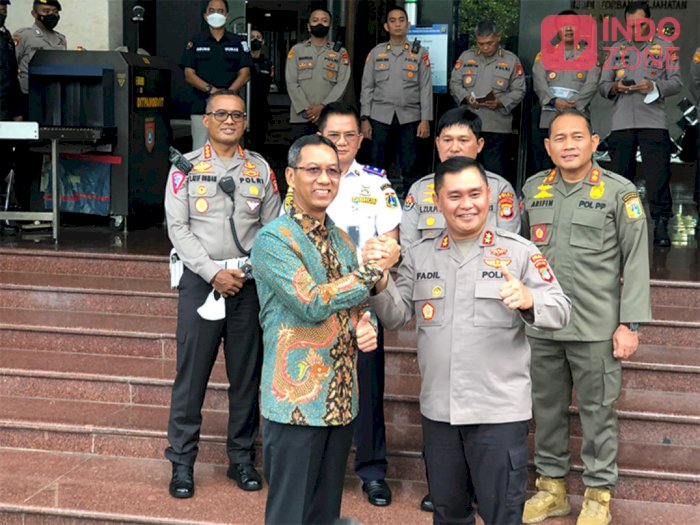 Temui Kapolda Metro Jaya, Pj Gubernur DKI Bahas Macet hingga Keamanan