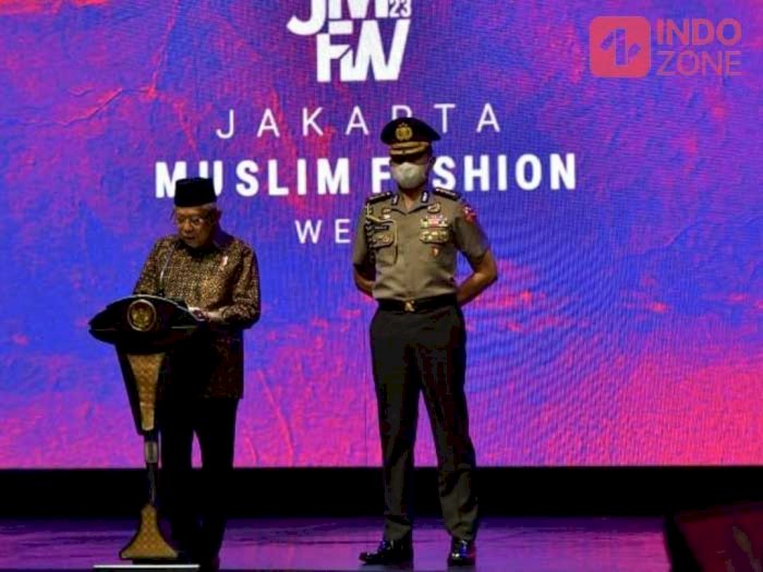 Buka JMFW 2023, Wapres Ma’ruf Amin Pengin Indonesia Jadi Ibu Kota Busana Muslim Dunia