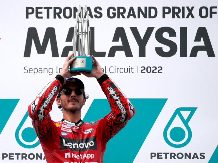 Bagnaia Jadi Raja di GP Malaysia, Selangkah Lagi Juara Dunia MotoGP 2022