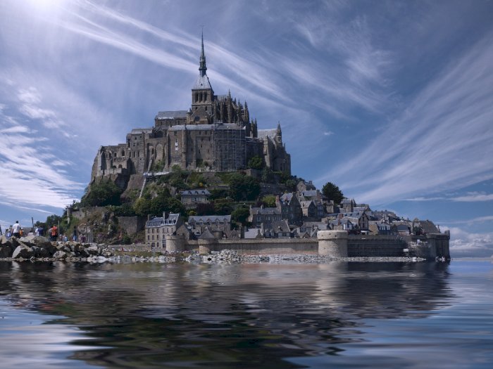 Sisi Menyeramkan Pulau 'Mont Saint Michel' di Prancis yang Jadi Daya Tarik Wisatawan