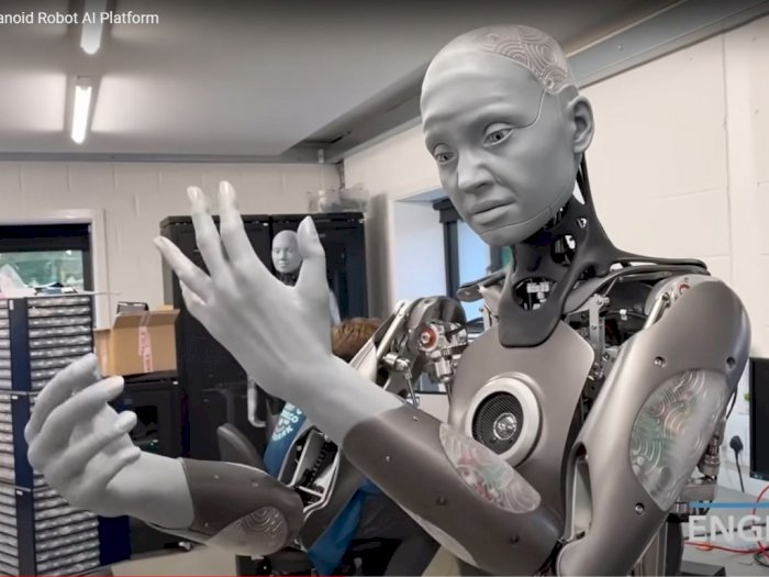 Seru Banget! Robot Ameeca di Museum Dubai Bisa Ajak Pengunjung Bercanda