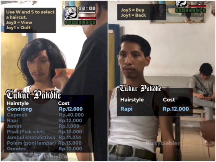 Intip Simulasi GTA dengan Kearifan Lokal: Barber Shop-nya Khas Indonesia Banget