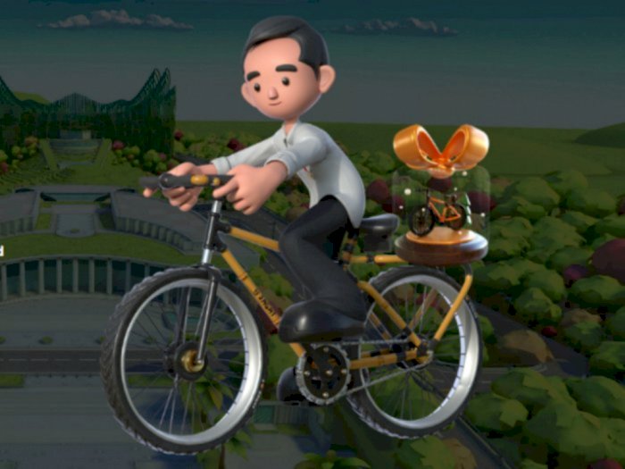 Presiden Jokowi Bagi-bagi Sepeda Virtual di Jagat Nusantara, Begini Cara Mendapatkannya