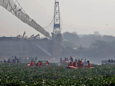 Mengenal Jhulta Pul, Jembatan Gantung di India yang Tewaskan Ratusan Orang usai Ambruk
