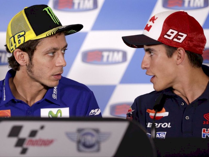Marquez: Dulu Saya Idolakan Rossi, Tapi Sekarang Benci