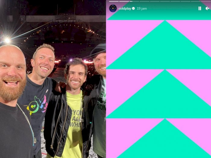 Coldplay Unggah Story Foto 'Segitiga Hijau', Kode Bakal Rilis Album Baru Edisi Natal?