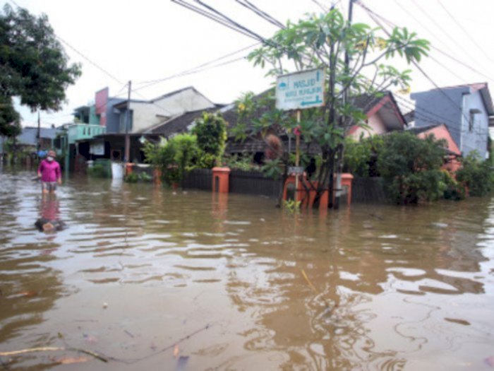 BPBD DKI Jakarta: 4 RT dan 3 Ruas Jalan Tergenang Banjir Akibat Hujan