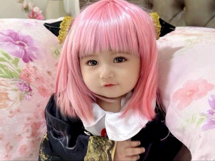 Kawaii! Bayi Cosplay Tokoh Anime Anya Forger Spy X Family, The Real Baby Doll Banget