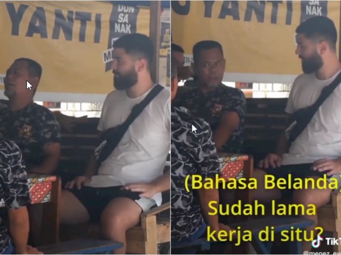 Viral Bule Belanda Fasih Bahasa Minang, Bikin Tongkrongan Bapak-Bapak Ketawa!