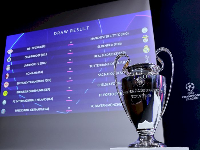 Hasil Undian 16 Besar Liga Champions 2022/2023: Liverpool vs Real Madrid, PSG vs Bayern