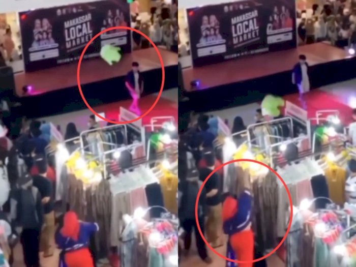 Viral Ibu-ibu Lempar Kursi Plastik ke Peserta Dance K-Pop di Makassar, Alasannya Penasaran
