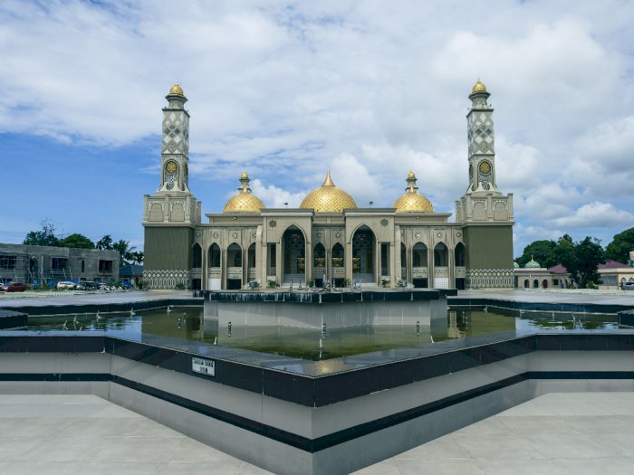 Jadi yang Termegah di Aceh Barat, Begini Wujud Masjid Agung Blangpidie Bak Istana