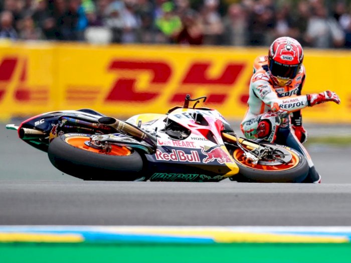 Sering Crash, Marc Marquez Salahkan Honda: Remnya Kurang Pakem!