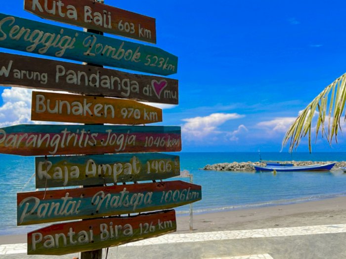 Berkunjung ke Pantai Pandanga, Dulunya Laut Lepas Sekarang Jadi Tempat Wisata yang Memukau