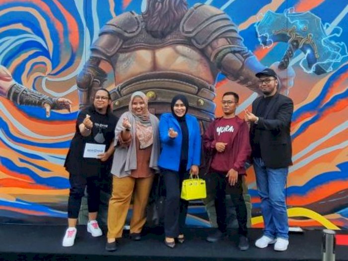 Keren! Ada Mural God Of War Ragnarok di Kota Tua Jakarta