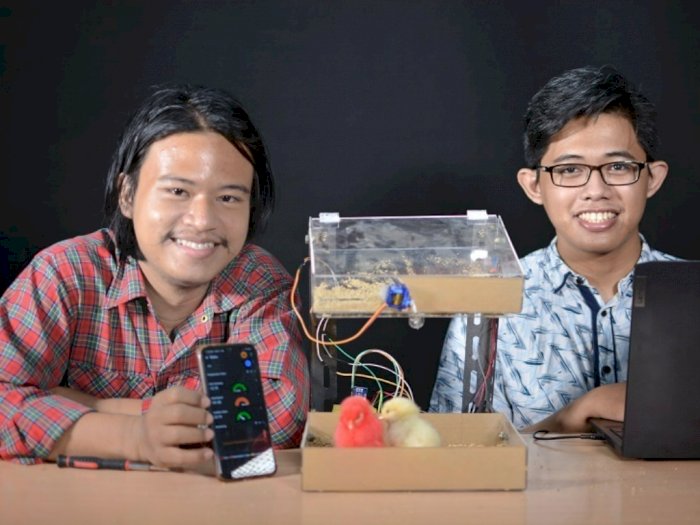 Gokil! Mahasiswa Undika Ciptakan Alat Pemberi Makan Ayam Otomatis Pakai Teknologi Canggih