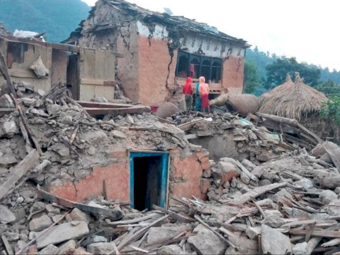 Gempa di Nepal, 6 Penduduk Desa Tewas Tertimbun Bangunan Rumah