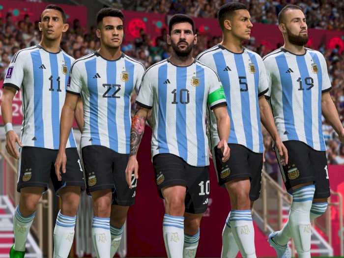 FIFA 23 Ramal Timnas Argentina Jadi Jawara Piala Dunia 2022 di Qatar