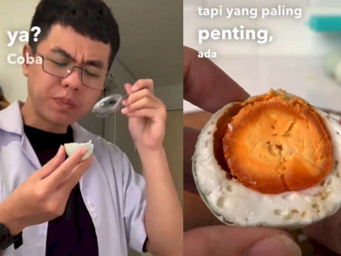 Unik, Pria Ini Bereksperimen Bikin Telur Asin Pakai Bumbu Indomie Goreng, Hasilnya Lezat!