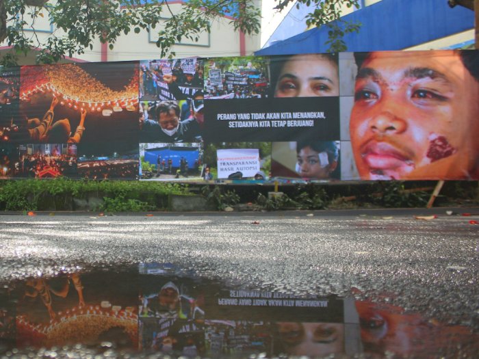 Peringati 40 Hari Tragedi Kanjuruhan, Jurnalis Malang Raya Pamerkan Foto Menyayat Hati